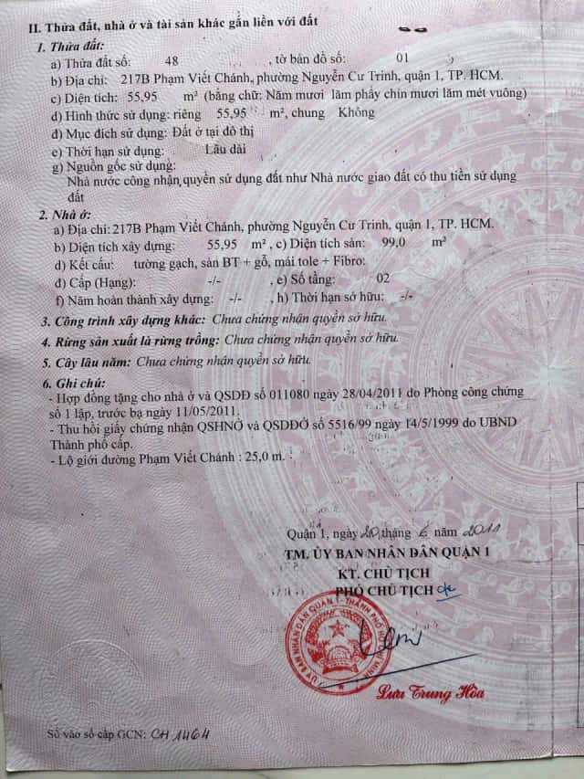 Bán nhà hẻm Lý Thái Tổ Quận 10, TP.HCM – 2 phòng ngủ, giá 68 tỷ