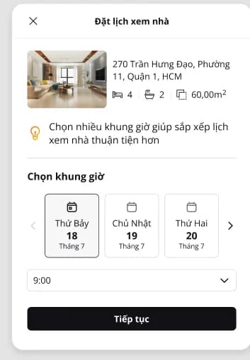 Bán nhà hẻm 100m² 1 phòng ngủ tại Quận 3 – giá 8 tỷ