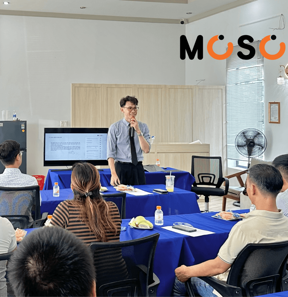 Buổi đào tạo nghiệp vụ của MOSO cho đội ngũ môi giới Buổi đào tạo nghiệp vụ của MOSO cho đội ngũ môi giới